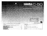 Yamaha C-50 - Owners Manual